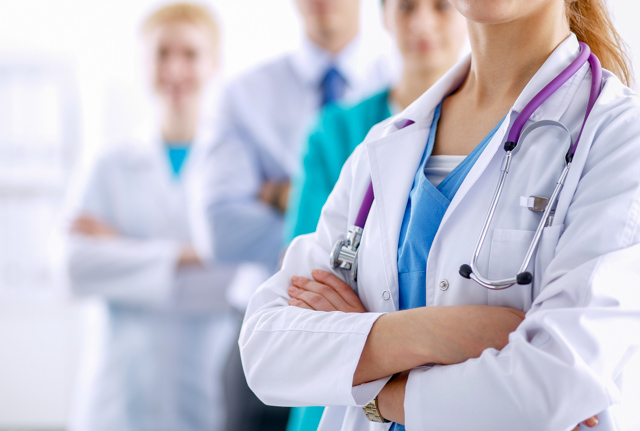 The picture of standing doctors. The Unit processes the appointment of Medical Referees, maintains their register on behalf of NSW Health