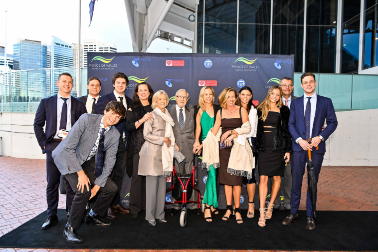 Group of people at awards ceremony 