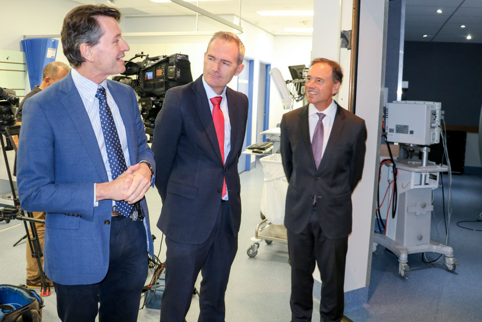 Dr Derek Glenn, David Coleman MP & Greg Hunt MP at St George Hospital 