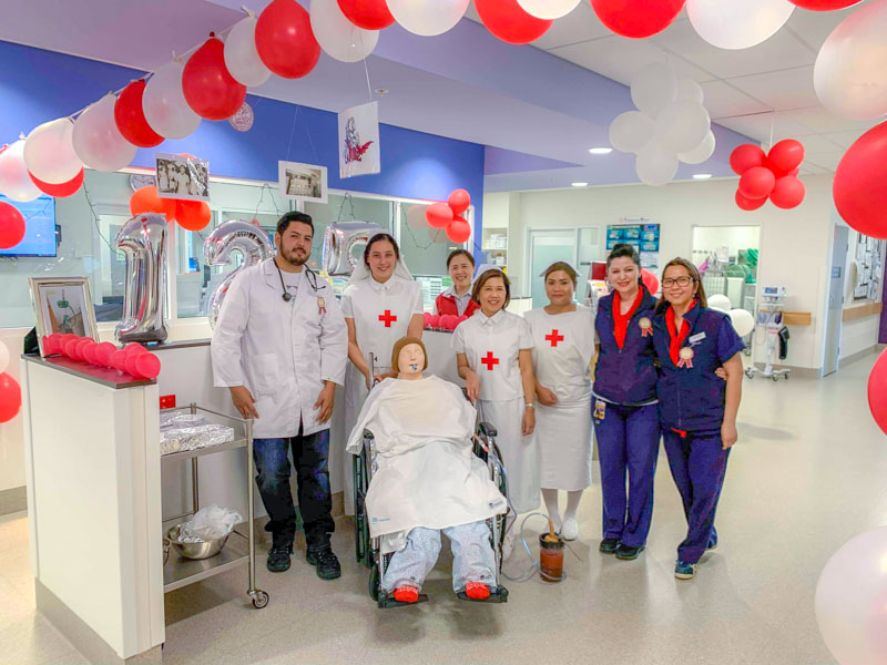 St George Hospital staff playing dress ups