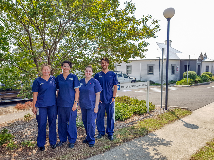 Our heroes: Adam McKeowen, Jennifer Ings, Hannah Kelly & Georgia Lewis