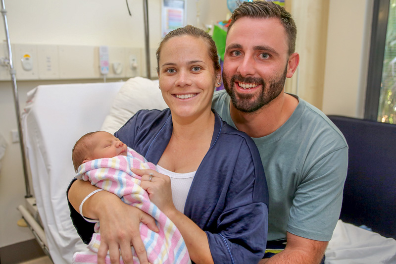 Nicole & Aaron Morley with baby Rory
