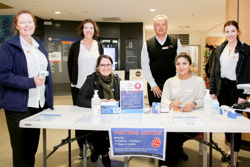 Members of the screening staff team at St George Hospital