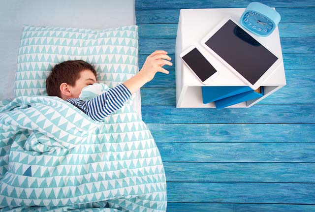 Screen time and sleep