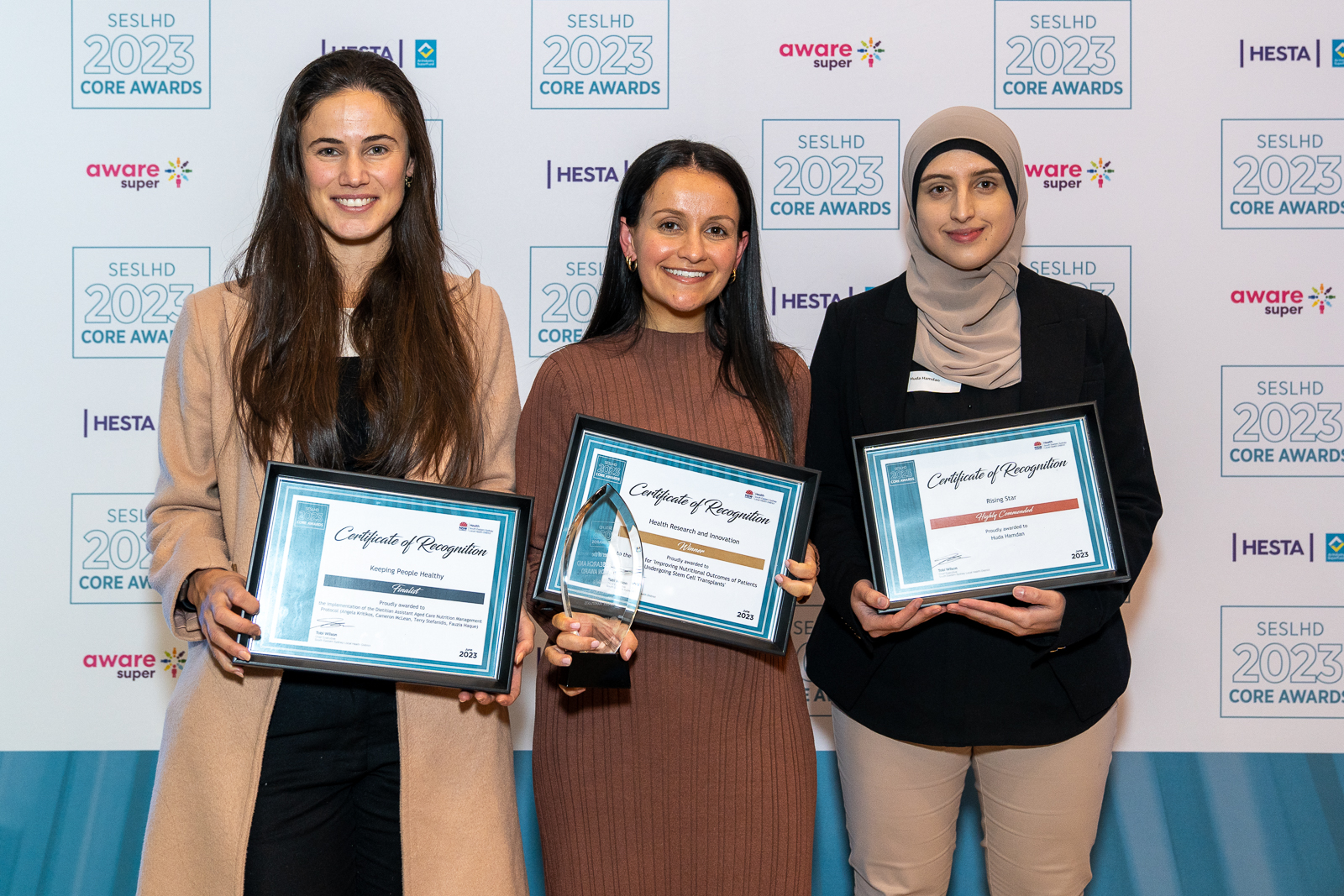 Meet the winners of SESLHD’s Core Awards
