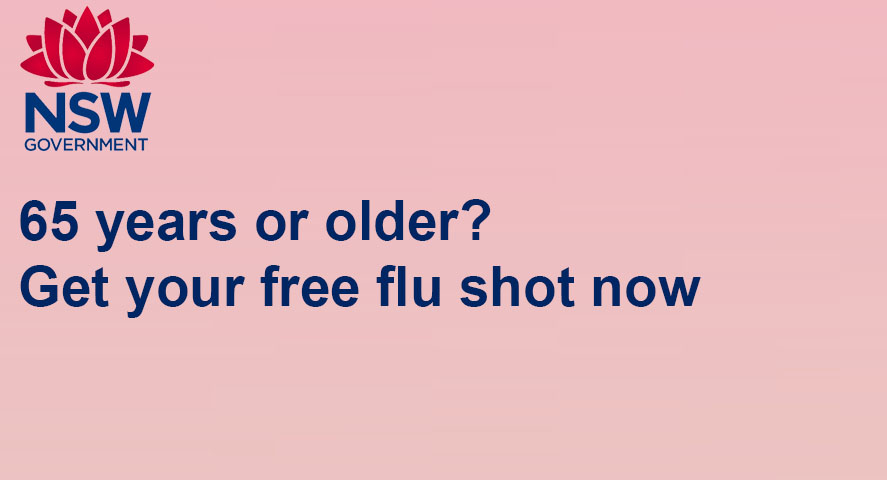 Get vaccinated Get a free flu shot 