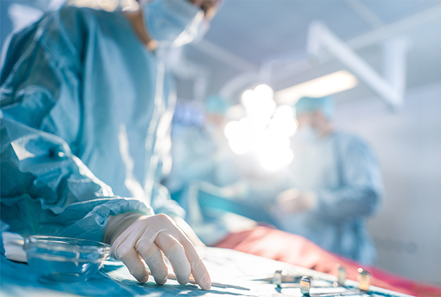Surgical theatre scene