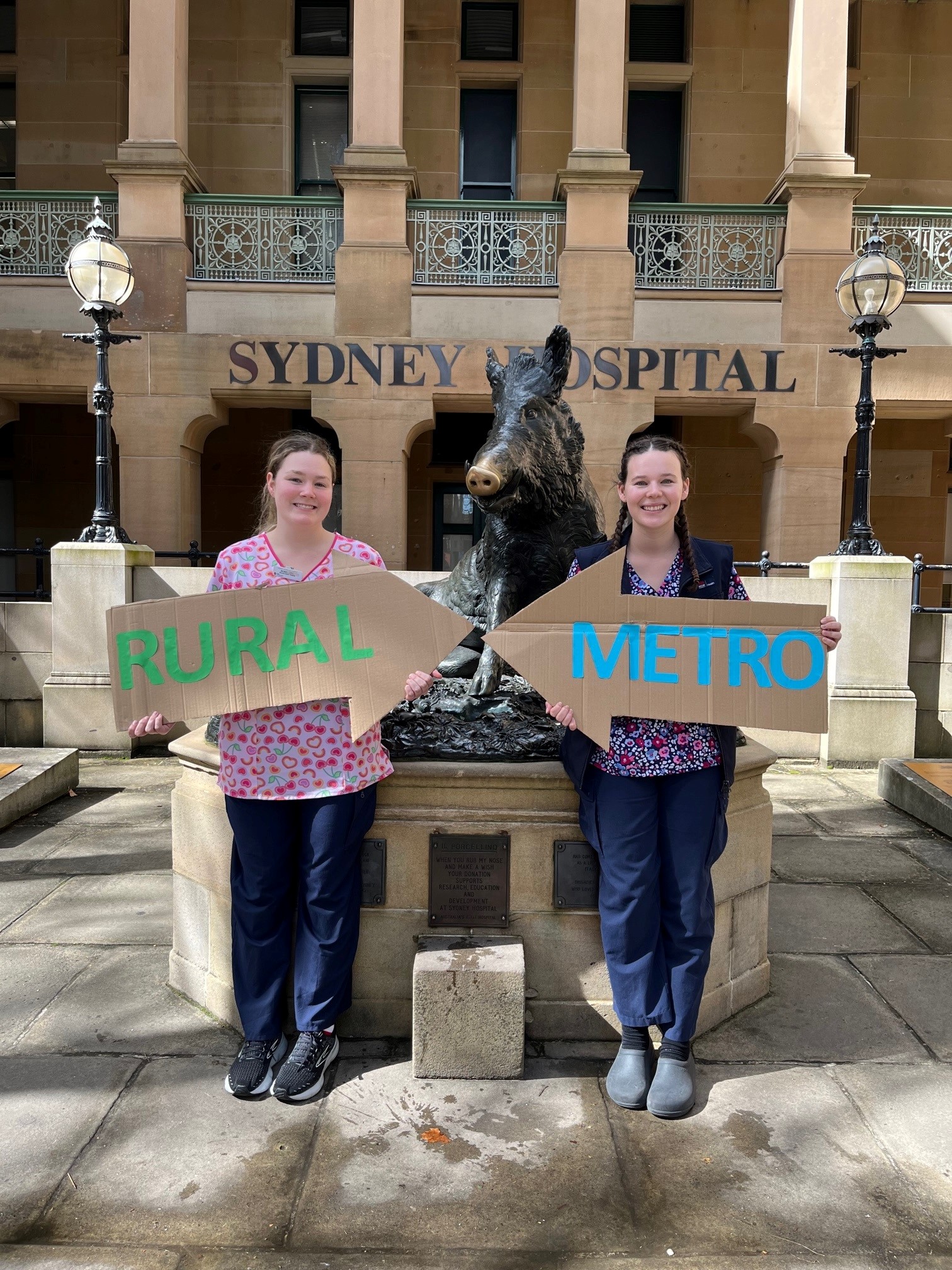 Graduate nurses at Sydney Eye Hospital