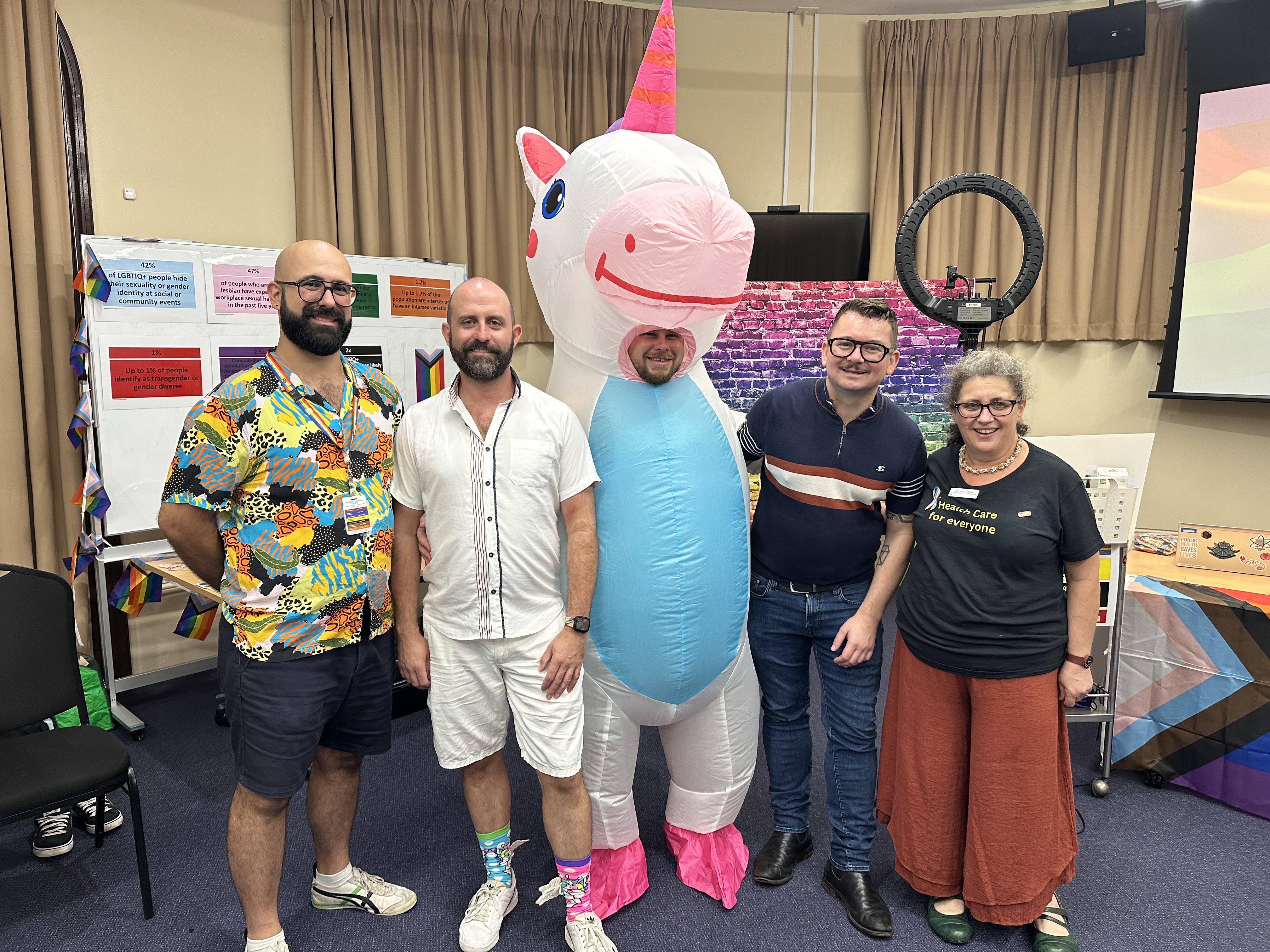 SESLHD Pride organisers at Sydney/Sydney Eye Hospital