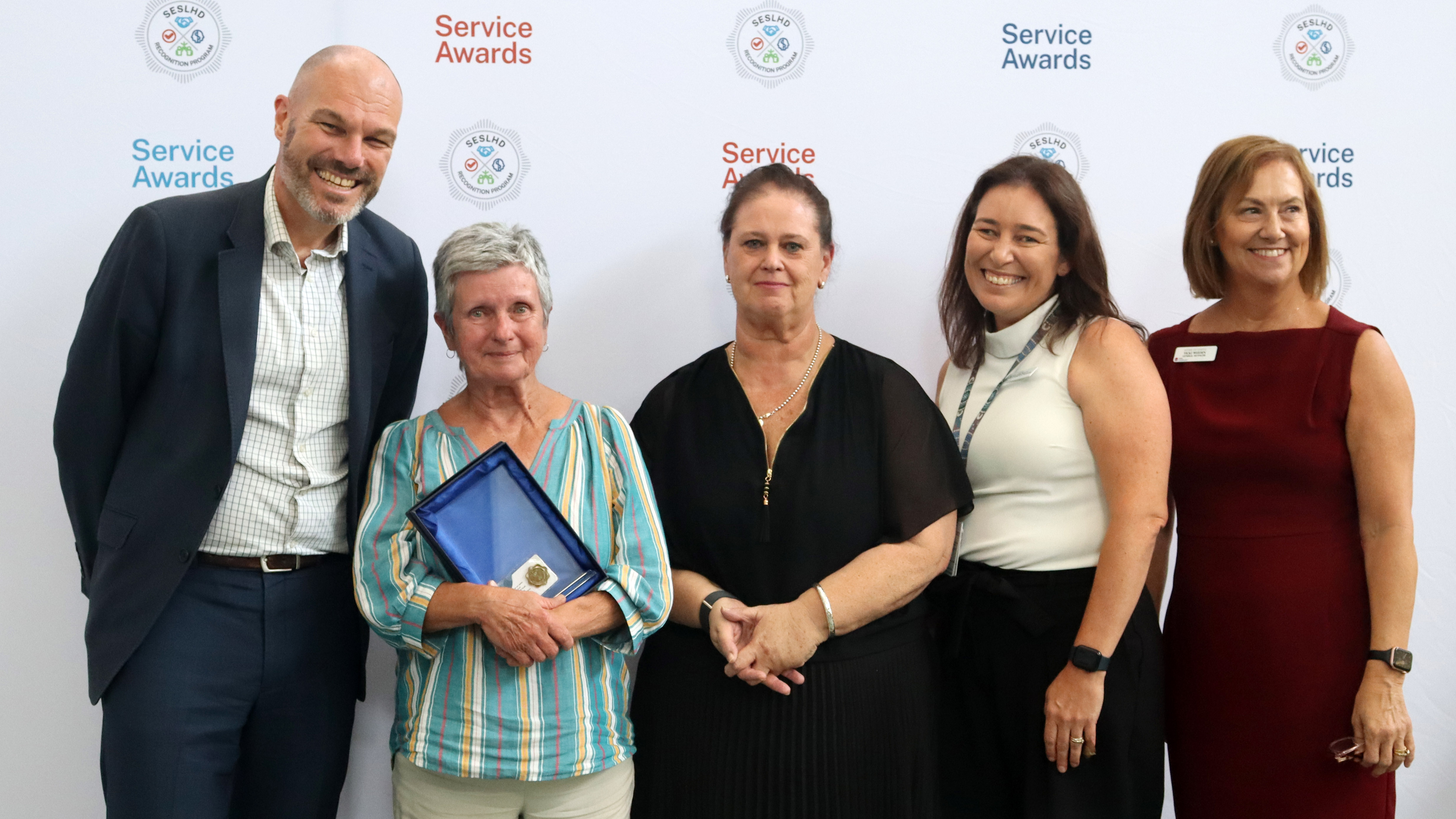 Registered Nurse Olga Jandzio (pictured second from left), who first started her career in NSW Health 50 years ago