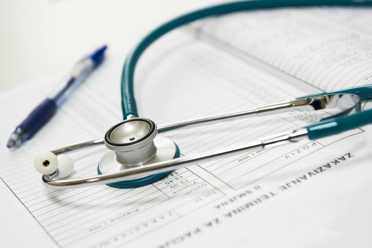Stethoscope and patient notes
