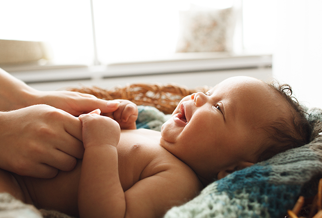 Smiling baby, Sutherland Shire and St George health checks