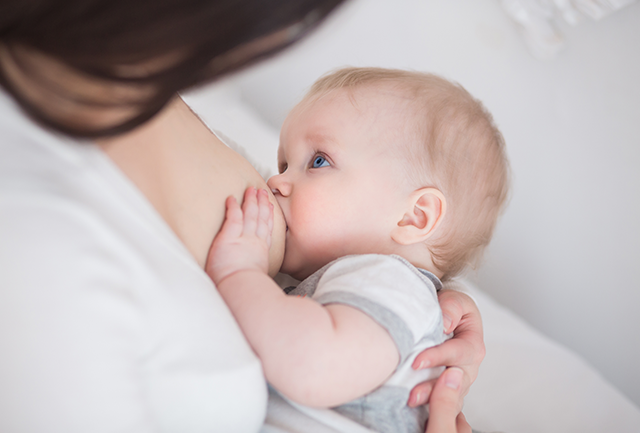 Breastfeeding baby