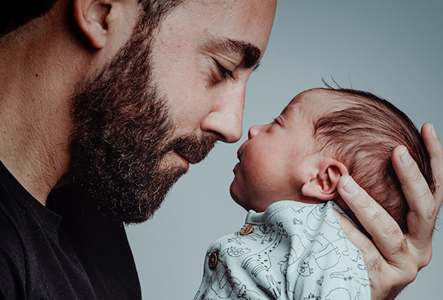 father with a baby, information for fathers, Sutherland Shire and St George Child and Family