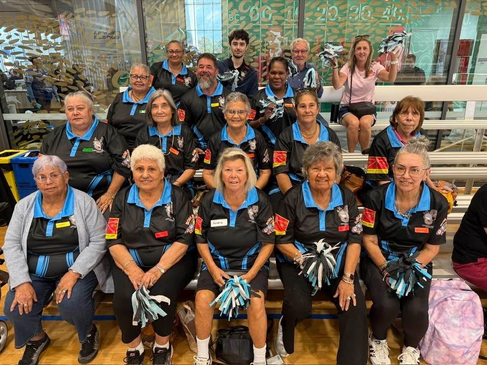 Aboriginal Elders and community members at the Eora Elders Olympics