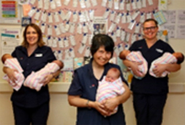 Nurses with Babies