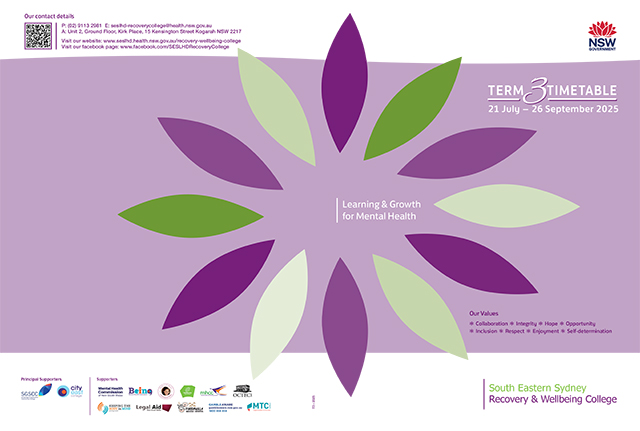 Timetable Term 3, 2025