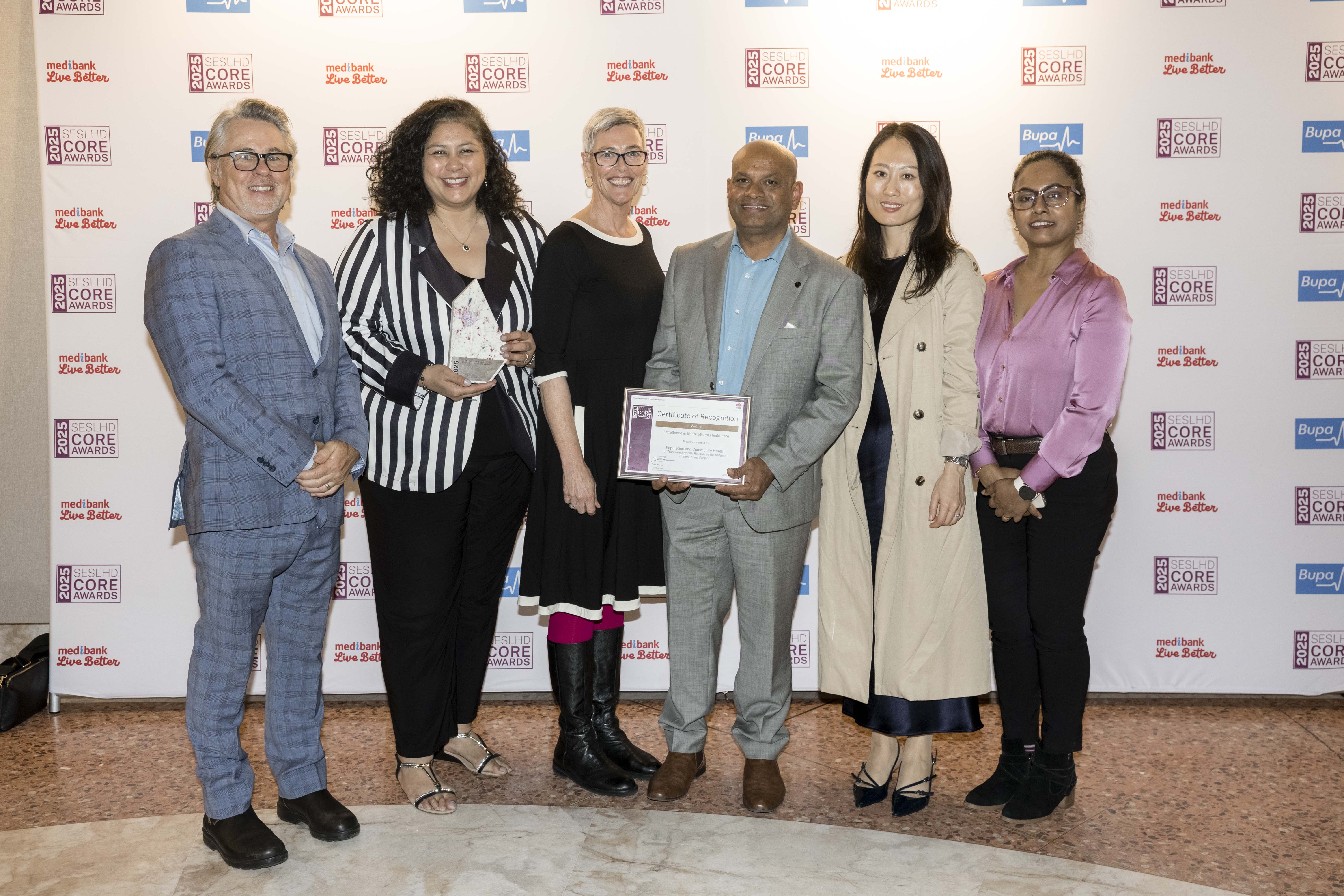 Multicultural Health Communication Service at the 2025 CORE Awards