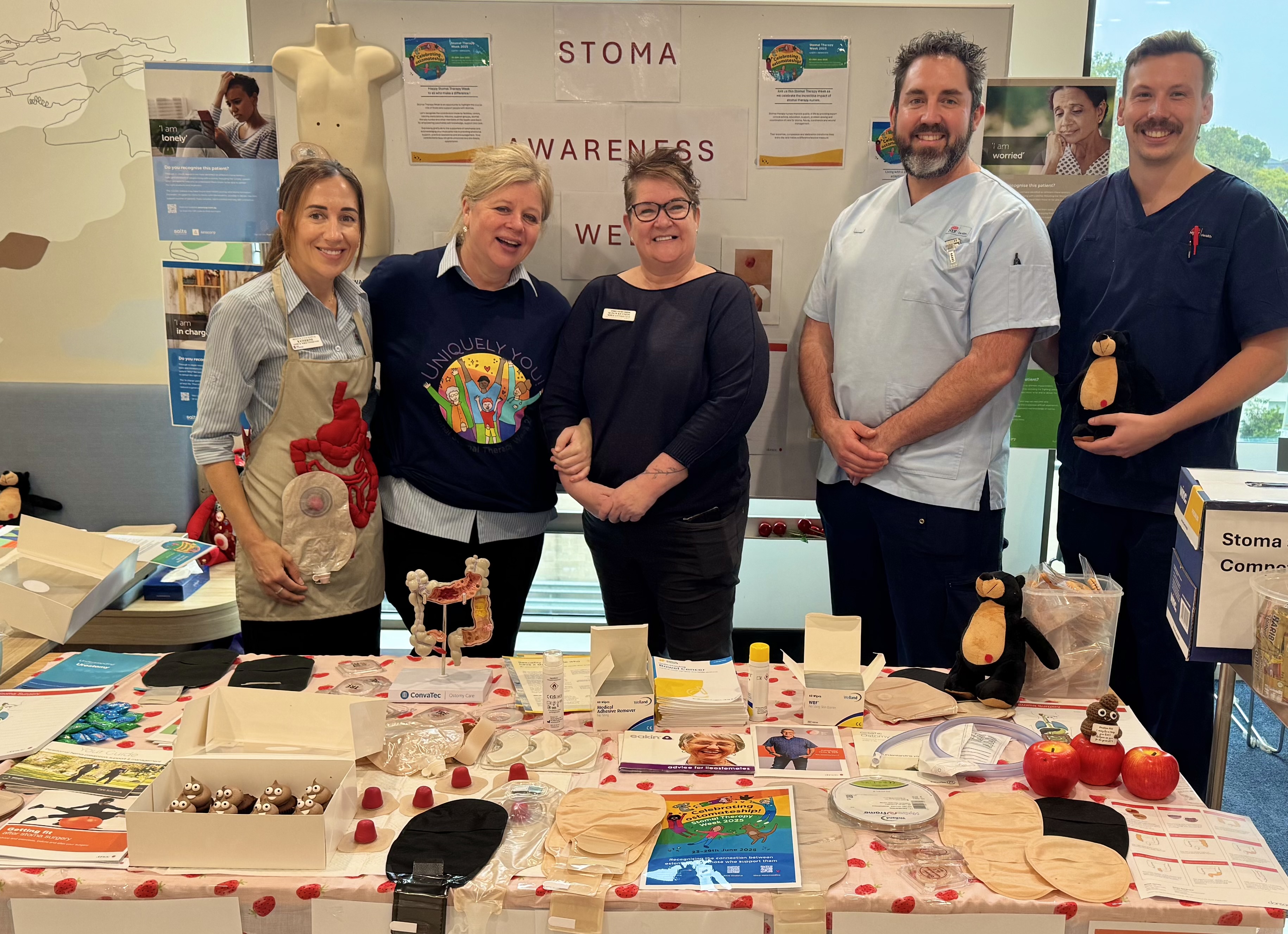 group shot of stomal nurses