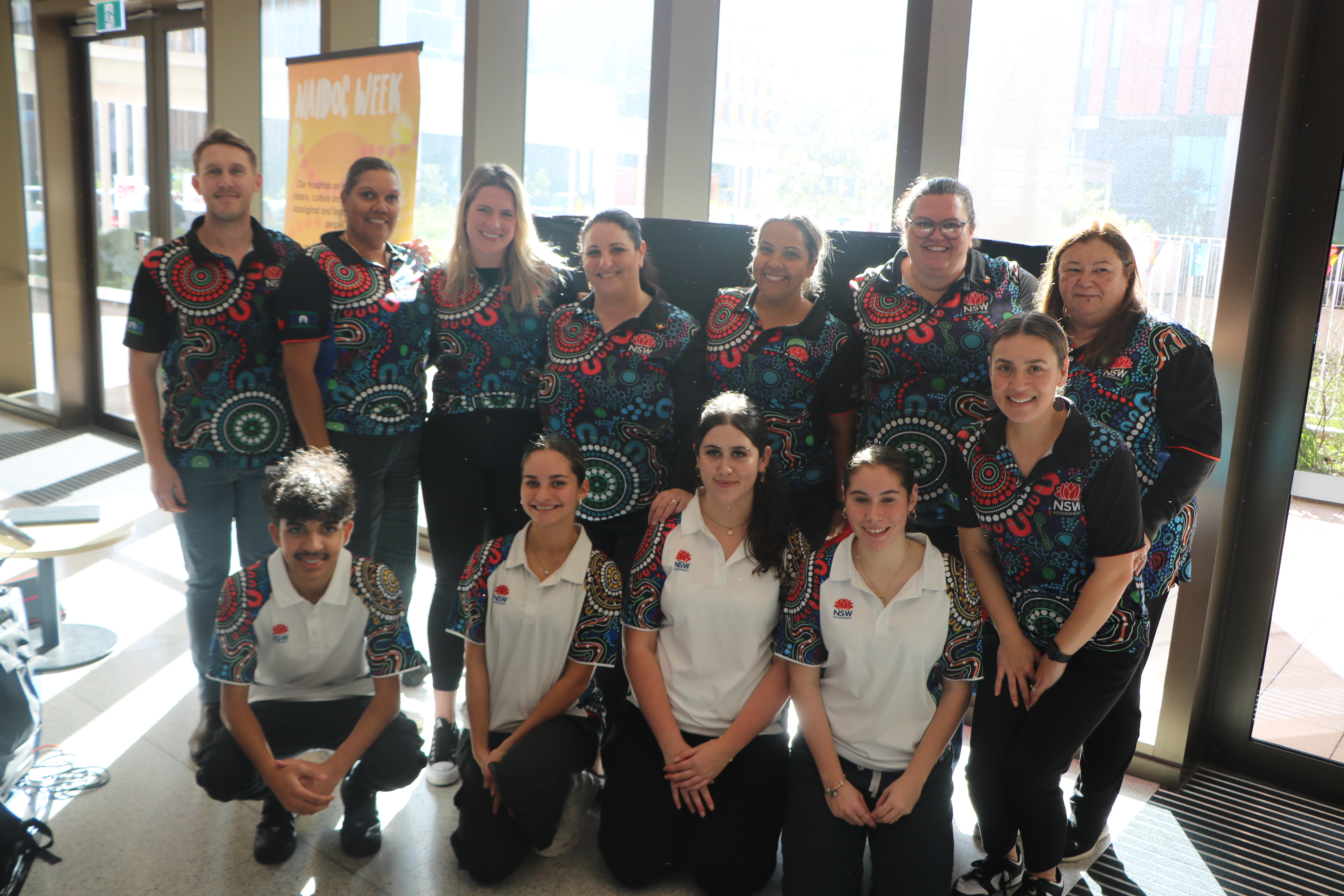 SESLHD Aboriginal staff with School Based Aboriginal Trainees