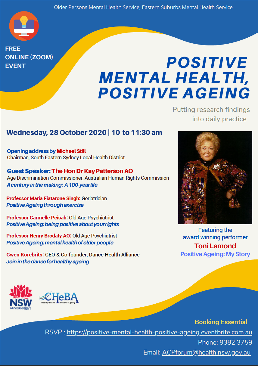 Positive Ageing flyer
