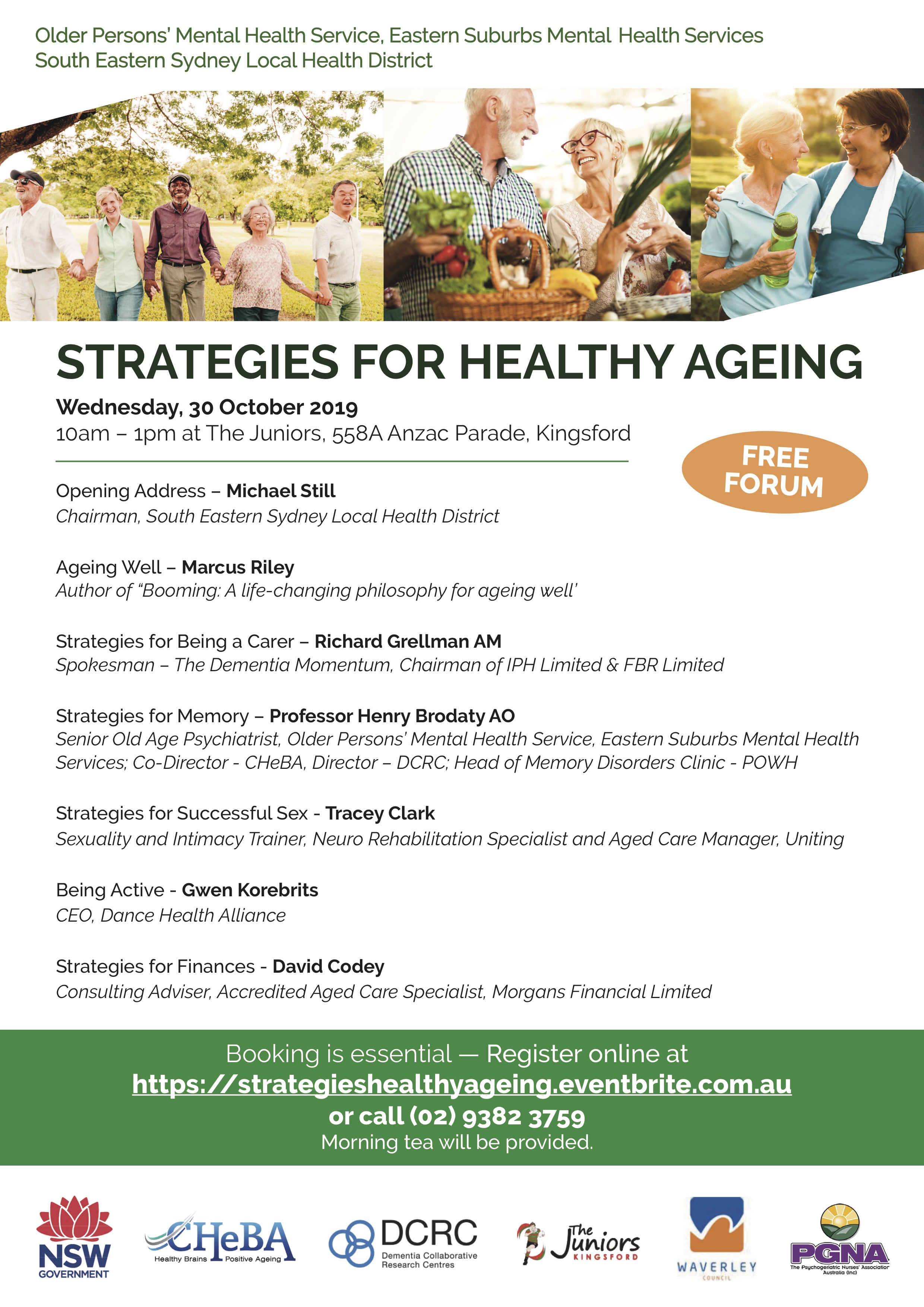 2019 Strategies for Healthy ageing 