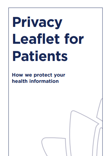 Privacy Leaflet for Patients seslhd