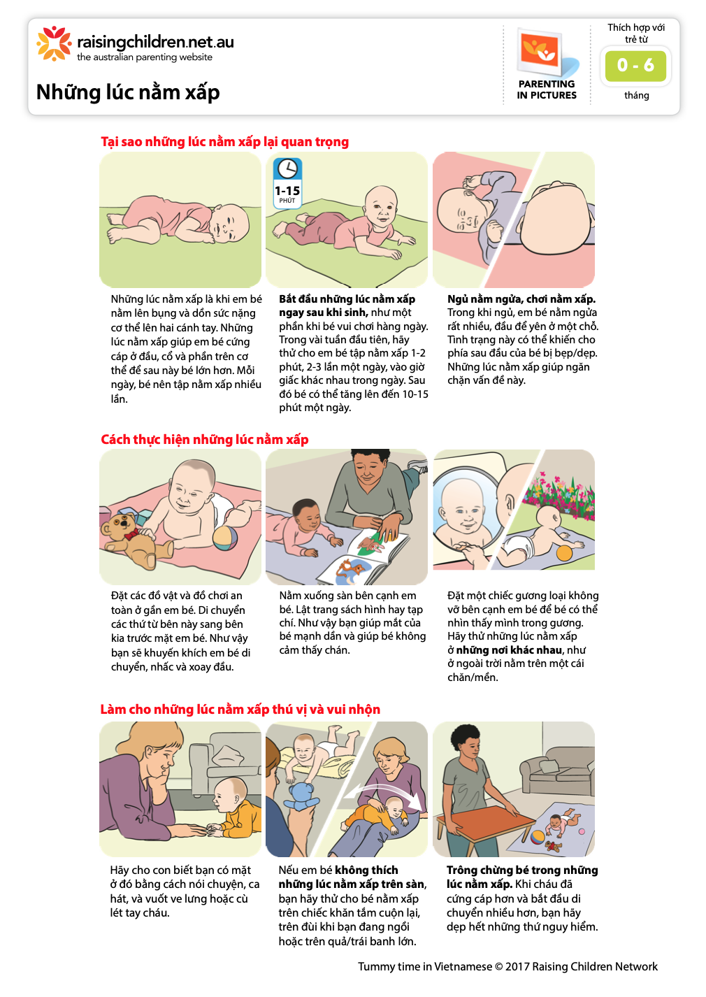 Tummy time (Vietnamese)