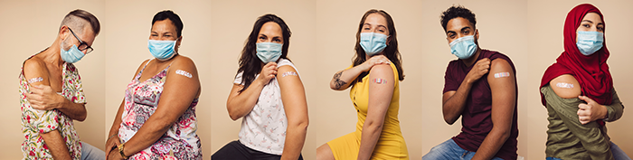 Happy vaxxers