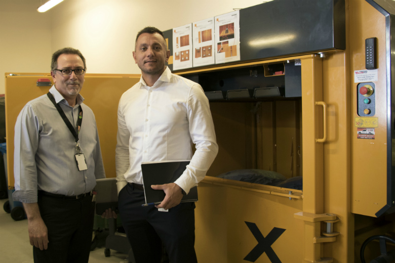 lo-res SGH - Izat Zayed & Zoran Markovski from St George Hospital waste management.jpg