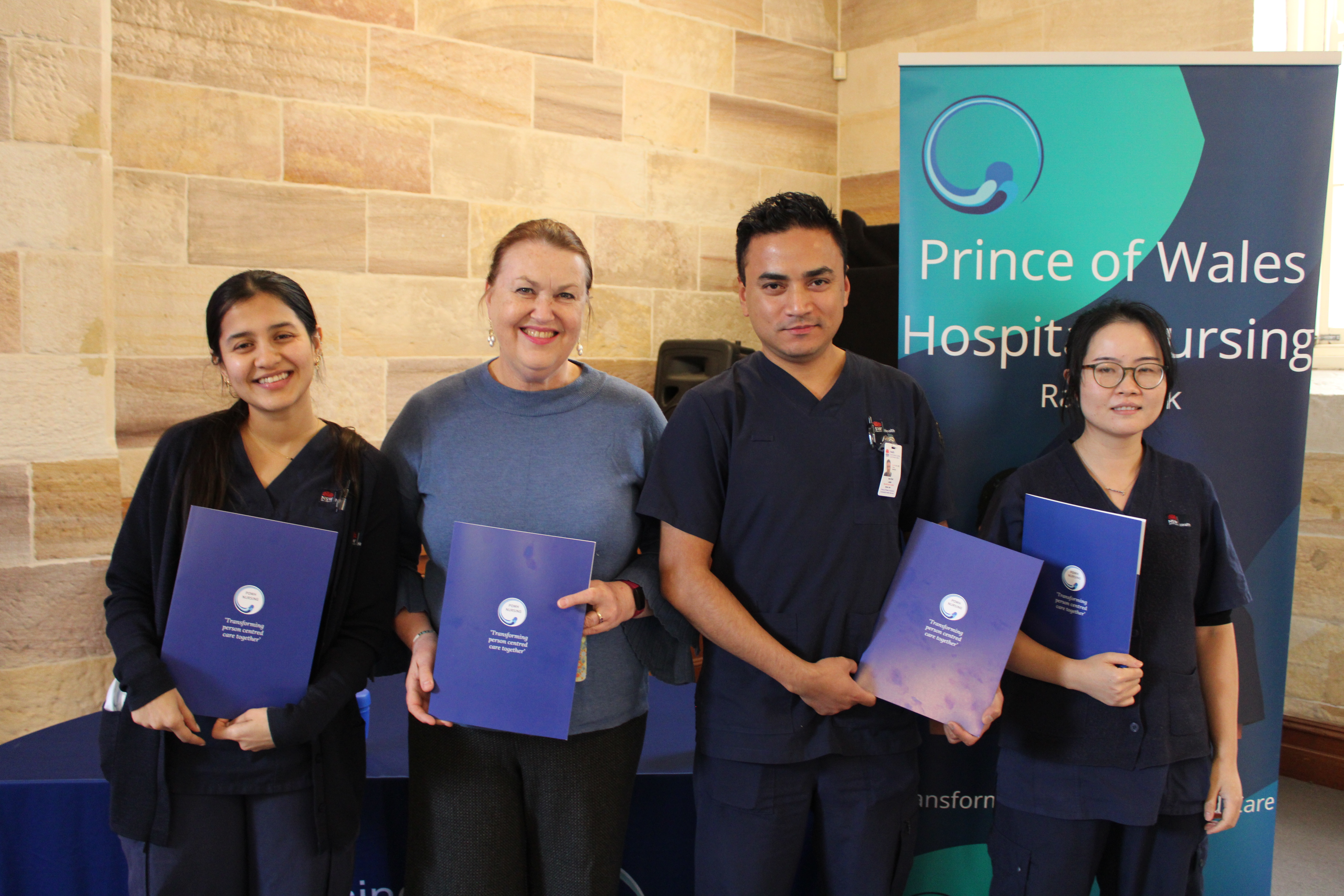 Four clinical stream participant graduates