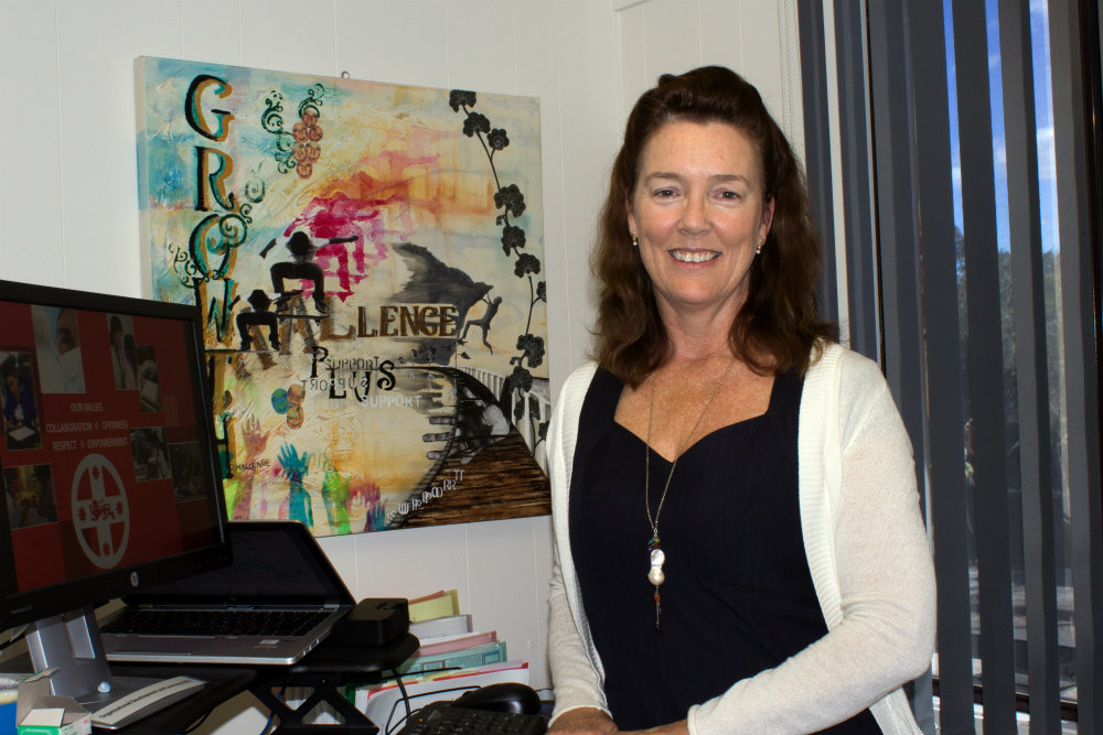 Karen Patterson in office