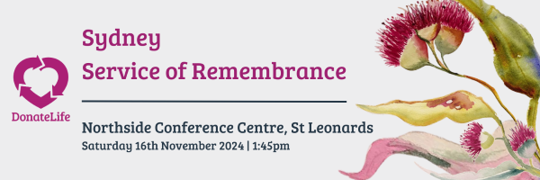 NSW Service of Remembrance banner