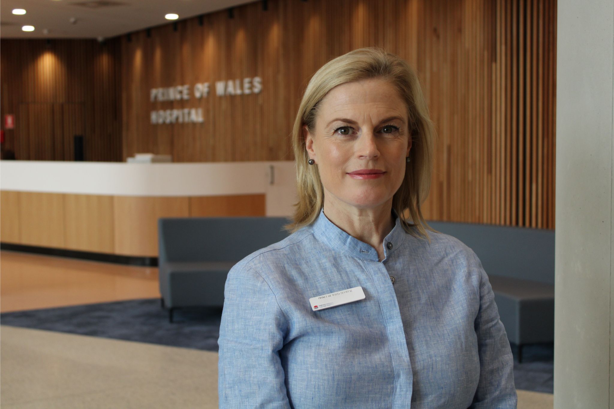 Nurse Unit Manager welcoming people