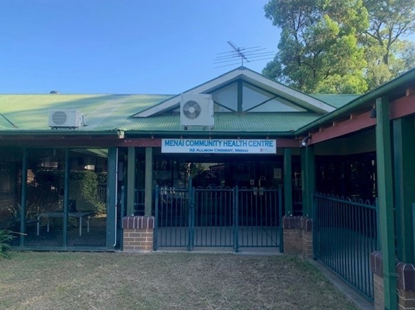Front of Menai Community Health Centre