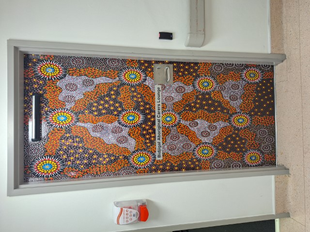 Bidjigal Family and Carers Lounge door