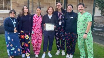 Prince of Wales Hospital administration award winners